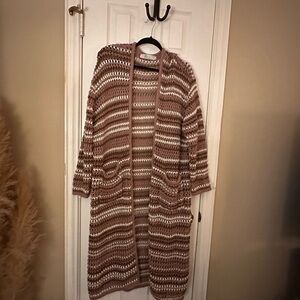 Free people Colette Sweater Cardi size L